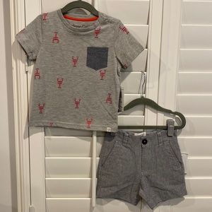 NWT Sovereign Code Los Angeles Boys T-Shirt & Shorts